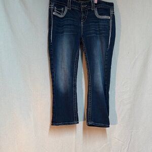 Maurice’s Premium Navy Blue Women's Cropped Jeans